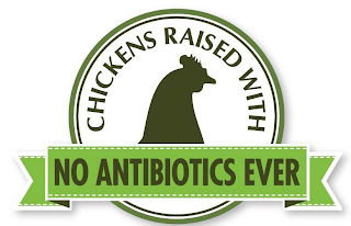 CHICKENS RAISED WITH NO ANTIBIOTICS EVER logo