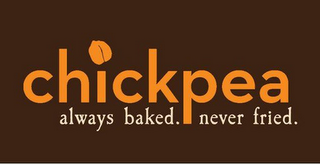 CHICKPEA ALWAYS BAKED. NEVER FRIED. logo
