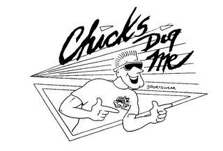 CHICKS DIG ME SPORTSWEAR logo