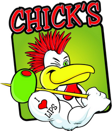 CHICK'S I LIPS logo