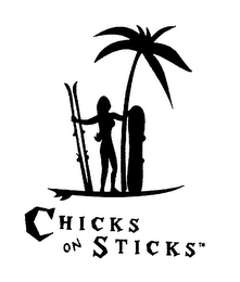 CHICKS ON STICKS logo