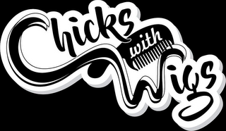 CHICKS WITH WIGS logo