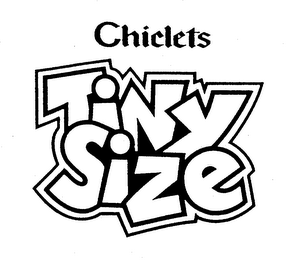 CHICLETS TINY SIZE logo