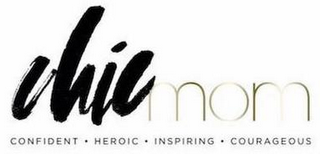 CHICMOM CONFIDENT · HEROIC · INSPIRING · COURAGEOUS logo