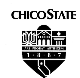 CHICO STATE ARS PROBAT ARTIFICHEM 1887 logo