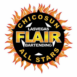 CHICO SUN LAS VEGAS FLAIR BARTENDING ALL STARS logo