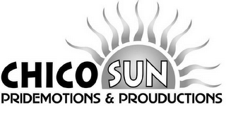 CHICO SUN PRIDEMOTIONS & PROUDUCTIONS logo