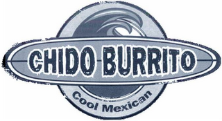 CHIDO BURRITO COOL MEXICAN logo