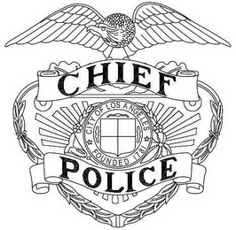 CHIEF POLICE CITY OF LOS ANGELES FOUNDED 1781 logo