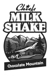 CHIEFS MILK SHAKE CHOCOLATE MOUNTAIN logo