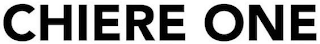 CHIERE ONE logo