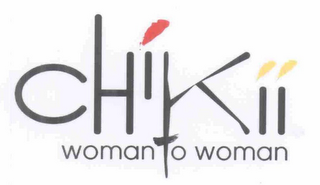 CHIKII WOMAN TO WOMAN logo