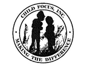 CHILD FOCUS, INC. MAKING THE DIFFERENCE logo