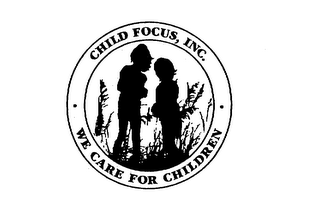 CHILD FOCUS, INC. WE CARE FOR CHILDREN logo