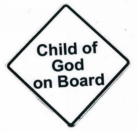 CHILD OF GOD ON BOARD logo