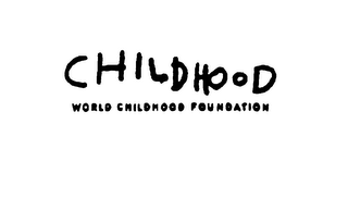 CHILDHOOD WORLD CHILDHOOD FOUNDATION logo