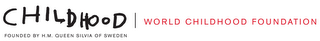 CHILDHOOD WORLD CHILDHOOD FOUNDATION FOUNDED BY H.M. QUEEN SILVIA OF SWEDEN logo