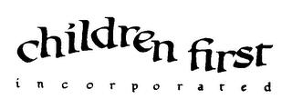 CHILDREN FIRST INCORPORATED logo