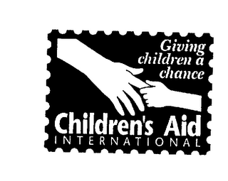 CHILDREN'S AID INTERNATIONAL GIVING CHILDREN A CHANCE logo