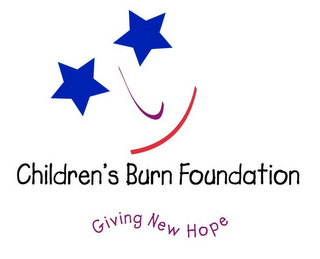 CHILDREN'S BURN FOUNDATION GIVING NEW HOPE logo