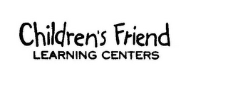 CHILDREN'S FRIEND LEARNING CENTERS logo