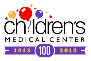 CHILDREN'S MEDICAL CENTER 1913 100 2013 logo