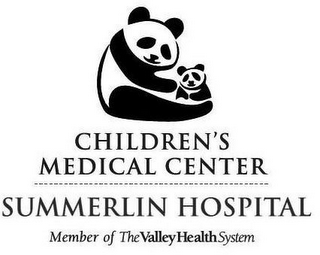 CHILDREN'S MEDICAL CENTER SUMMERLIN HOSPITAL MEMBER OF THE VALLEY HEALTH SYSTEM logo
