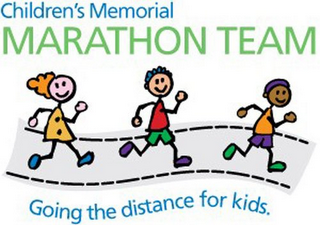 CHILDREN'S MEMORIAL MARATHON TEAM GOING THE DISTANCE FOR KIDS. logo