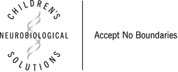 CHILDREN'S NEUROBIOLOGICAL SOLUTIONS ACCEPT NO BOUNDARIES logo