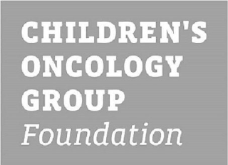 CHILDREN'S ONCOLOGY GROUP FOUNDATION logo