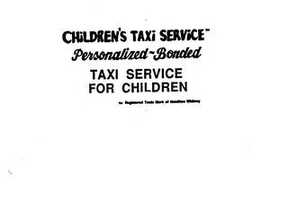 CHILDREN'S TAXI SERVICE PERSONALIZED-BONDED TAXI SERVICE FOR CHILDREN logo