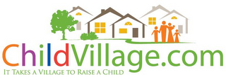 CHILDVILLAGE.COM IT TAKES A VILLAGE TO RAISE A CHILD logo