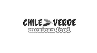 CHILE VERDE MEXICAN FOOD logo