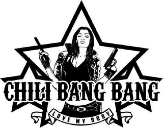 CHILI BANG BANG LOVE MY BODY logo