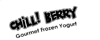 CHILL! BERRY GOURMET FROZEN YOGURT logo