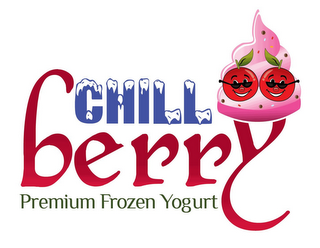 CHILL BERRY PREMIUM FROZEN YOGURT logo