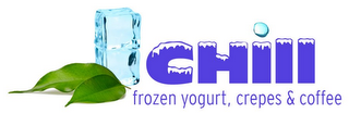 CHILL FROZEN YOGURT, CREPES & COFFEE logo
