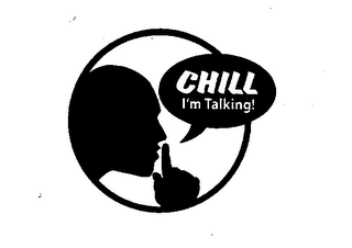 CHILL I'M TALKING! logo