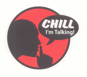 CHILL I'M TALKING! logo