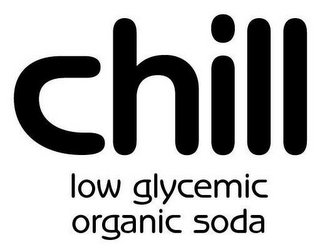 CHILL LOW GLYCEMIC ORGANIC SODA logo