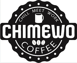 CHILL MEET WORK CHIMEWO COFFEE logo