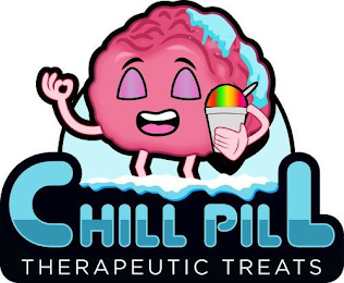 CHILL PILL THERAPEUTIC TREATS logo