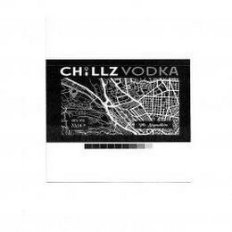 CHILLZ VODKA DISTILLED & BOTTLED IN MADRID THE SIGNATURE logo