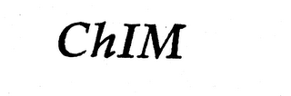 CHIM logo