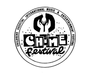 CHIME FESTIVAL CHILDREN HOSPITAL INTERNATIONAL MUSIC & ENTERTAINMENT FESTIVAL logo