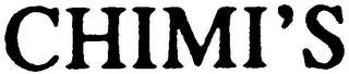 CHIMI'S logo