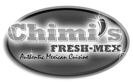 CHIMI'S FRESH-MEX AUTHENTIC MEXICAN CUISINE logo