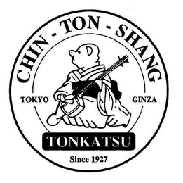 CHIN-TON-SHANG TOKYO GINZA TONKATSU SINCE 1927 logo