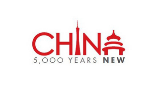 CHINA 5,000 YEARS NEW logo