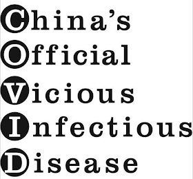 CHINA'S OFFICIAL VICIOUS INFECTIOUS DISEASE logo